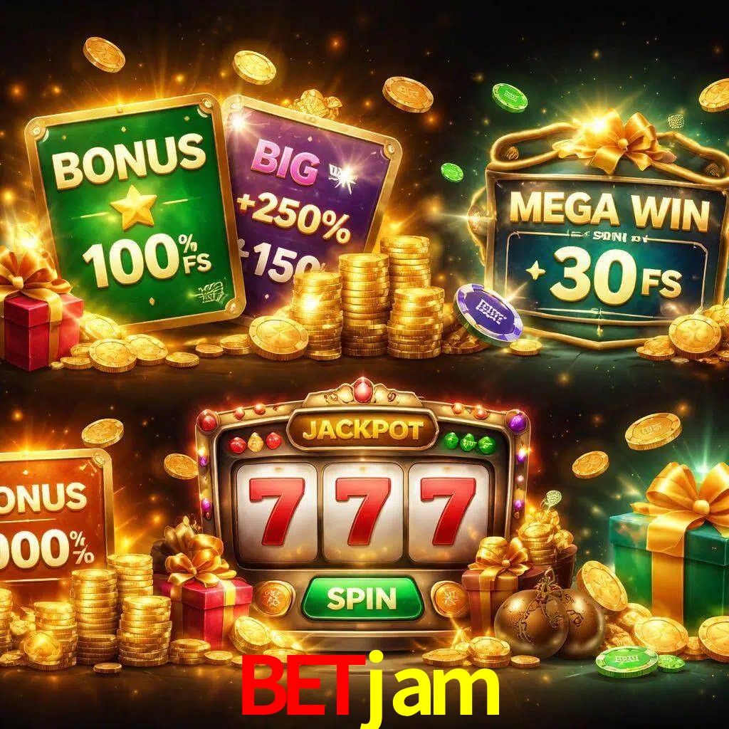 Tipos de bonos betjam incluyendo recompensas de bienvenida y promociones continuas
